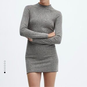 Mango Zip Knitted dress